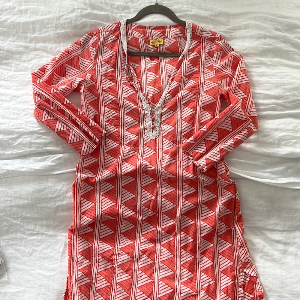 Roberta Roller Rabbit by Roberta Freyman caftan/coverup
